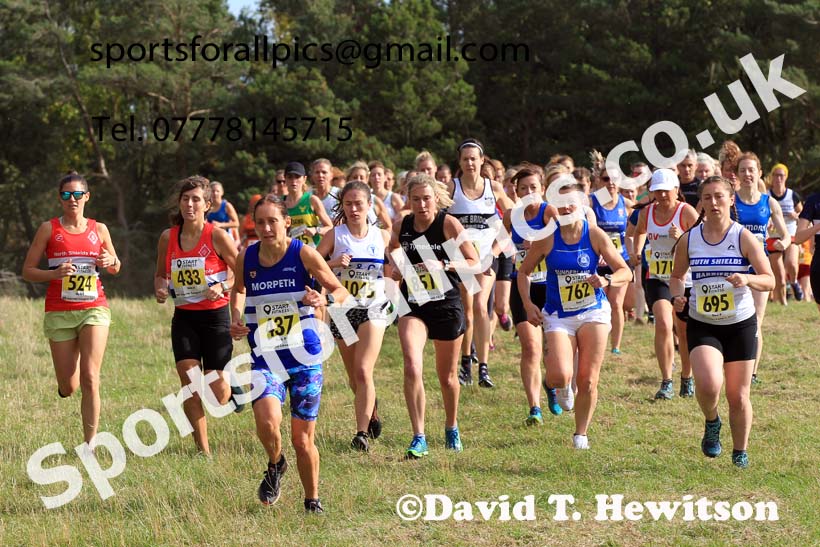Senior womens 2022 NEHL Druridge Bay, Northumberland, Sunday, October 9th. Photo: David T. Hewitson/Sports for All Pics